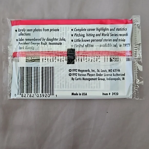 1992 Babe Ruth limited edition collection cards. - Picture 5 of 9